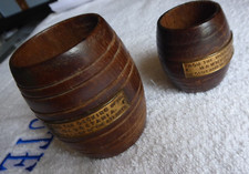 RMS MAURETANIA "THE OLD LADY OF THE ATLANTIC" - BARRELS MADE from the DECKING