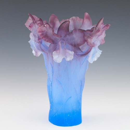 Daum pate verre vase - daum, de
