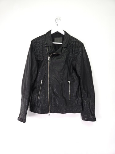 Allsaints leather jacket - leather, mens