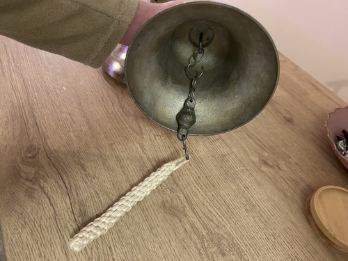 Vintage old brass - old, bell