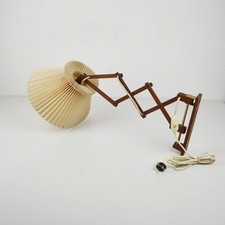 Scissors lamp teak wood - wood,