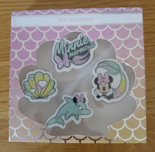 Disney minnie mouse erasers - erasers, x4
