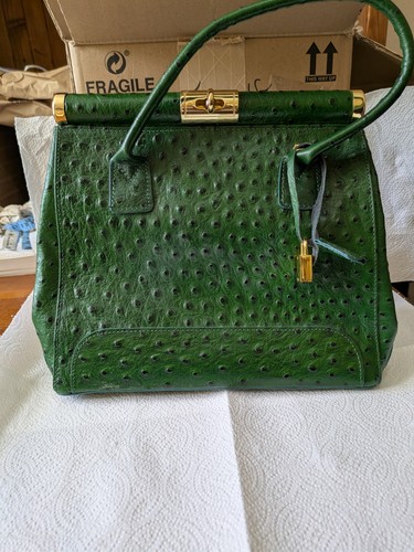 Pelle giada handbag ostrich - pelle, di