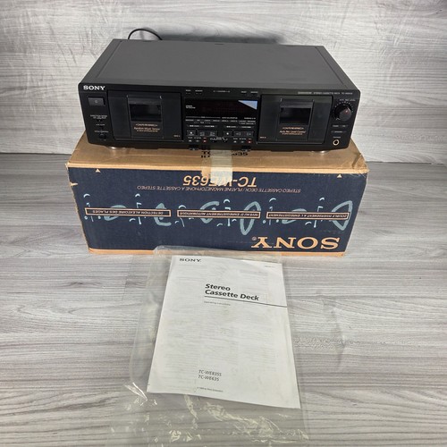 Sony we635 double stereo - tc-we635,