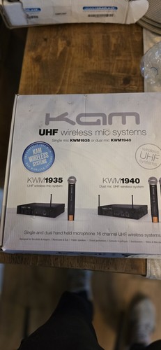 Kam kwm1940 dual uhf wireless - dual,
