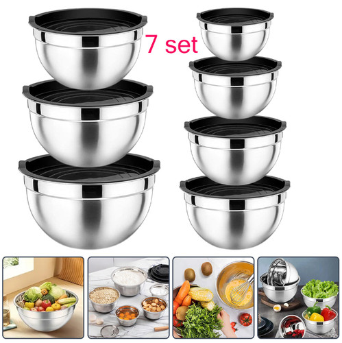 14pcs stainless steel mixing - 14pcs,