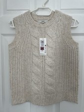 M&S Knitted Tank Top Beige