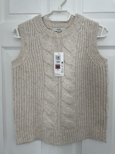 Knitted tank top - m&s,