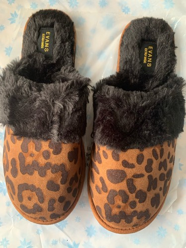 New evans slippers leopard - new,