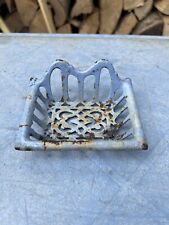 Vintage French Blue Enamel Wall Hanging Soap Dish
