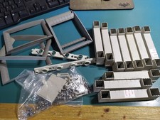 Fluke PM3082 Oscilloscope Parts CRT Face Plate Screws Back Bumper Cover