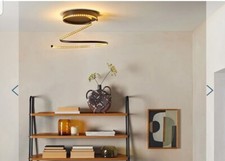 flush LED ceiling light Black, Circuit By Heals...