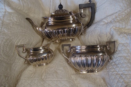 Silver hallmarked three - hallmarked,,