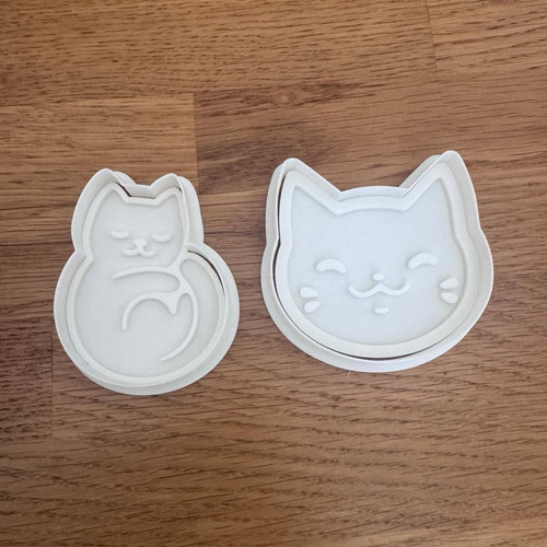 Cat cookie cutters - cookie, &