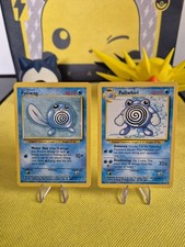 1999 Pokémon Base Set - Poliwhirl 38/102 & Poliwag 59/102 LP/MP