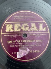 Shellac Records 78rpm REGAL