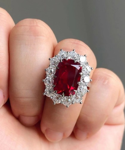 2ct cushion cut - 2ct, red