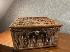 Vintage Wicker Hamper Basket