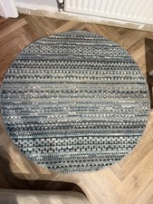 Dunelm Blue Parker 140 X 140