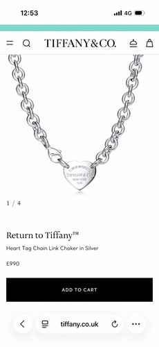 Return tiffany 925 heart - return,