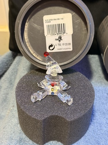 Swarovski clown jester puppet - clown,