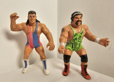 Vintage WCW Galoob - Steiner Brothers Rick and Scott figures UK Version WWE 1990