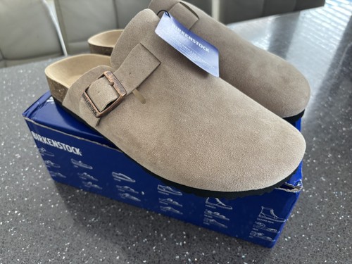 Birkenstock boston light grey - birkenstock,
