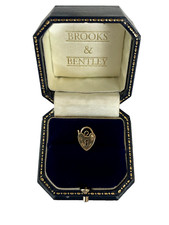 1981 Vintage 9ct Gold Heart Padlock Clasp Gold Heart Padlock