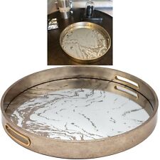 Decorative Round Silver Home