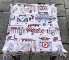 Handmade Camper van Scooter cushion cover 16x16