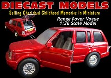 RANGE ROVER VOGUE (L322) 2001-2012; RIMINI RED; BIG 1:32 SCALE DIECAST MODEL CAR