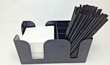 Black Bar Caddy/ White