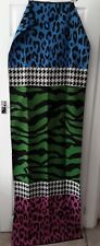 River Island Large Scarf, Shawl Throw Multicoloured Animal Print Bnwot 72" x 25"