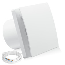 Silent bathroom extractor fan