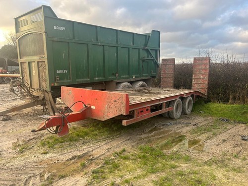 Tandam axle low loader