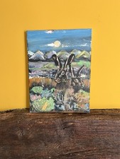 Original Hare Acrylic Painting