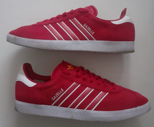 Mens Red Adidas Gazelle Size 10.5