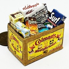 Dolls House Cardboard Grocery