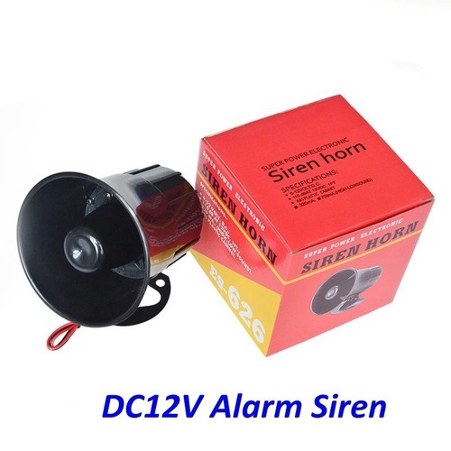 Wired loud alarm horn - wired, 110db