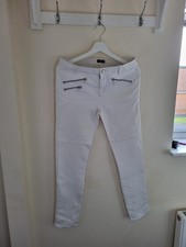 White Jeans Women Size 14