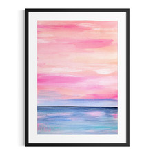 Abstract Ocean Sunset