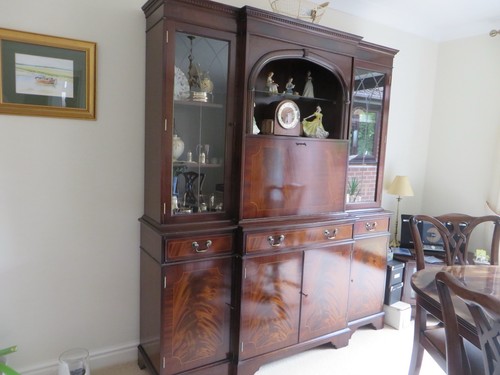 Mahogany wood glass - glass, display