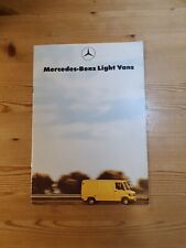Mercedes Benz Light Vans 208/308 207D/307D Owners Manual