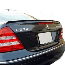 For Mercedes Benz C Class W203 Rear Boot Trunk Spoiler Lip Wing Sport Trim Lid 