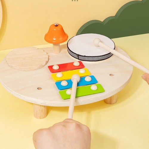 Kids drum set - drum, wooden