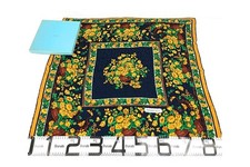 Tiffany & Co. Silk Square Scarf Flower Floral 88cm 33in Box