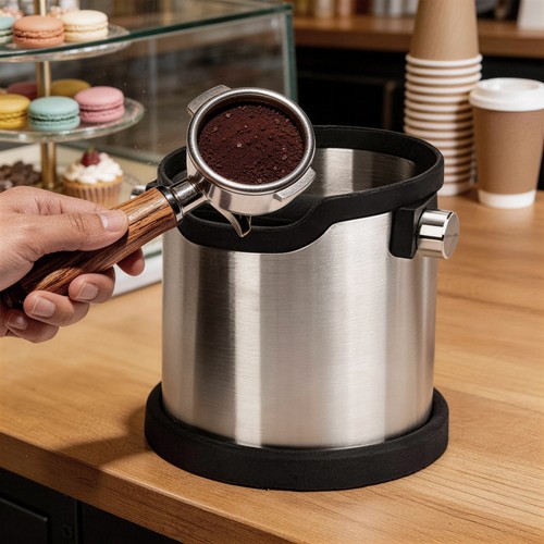 Coffee tapping box stainless - tapping, box,