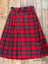 Vintage BHS Long Red  Scottish