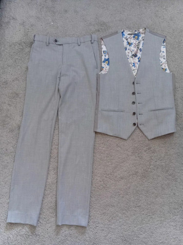 Next light grey waistcoat - next,