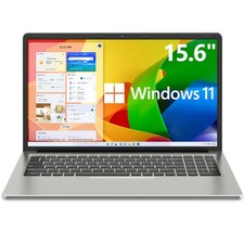 SGIN 15.6 "Laptop Intel J4105 8GB RAM DDR4 256GB SSD 2.5 GHz 4 core Windows11